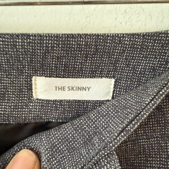 LOFT Women's Sutton Skinny gray pants size 10 - Picture 5 of 7